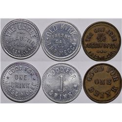 Fresno Whiskey Tokens  (116537)