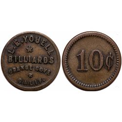 L. E. Youell Billiards Token  (116494)