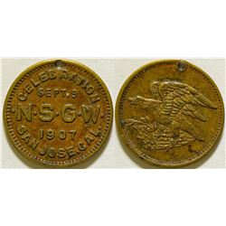 Native Sons of the Golden West Token  (116018)