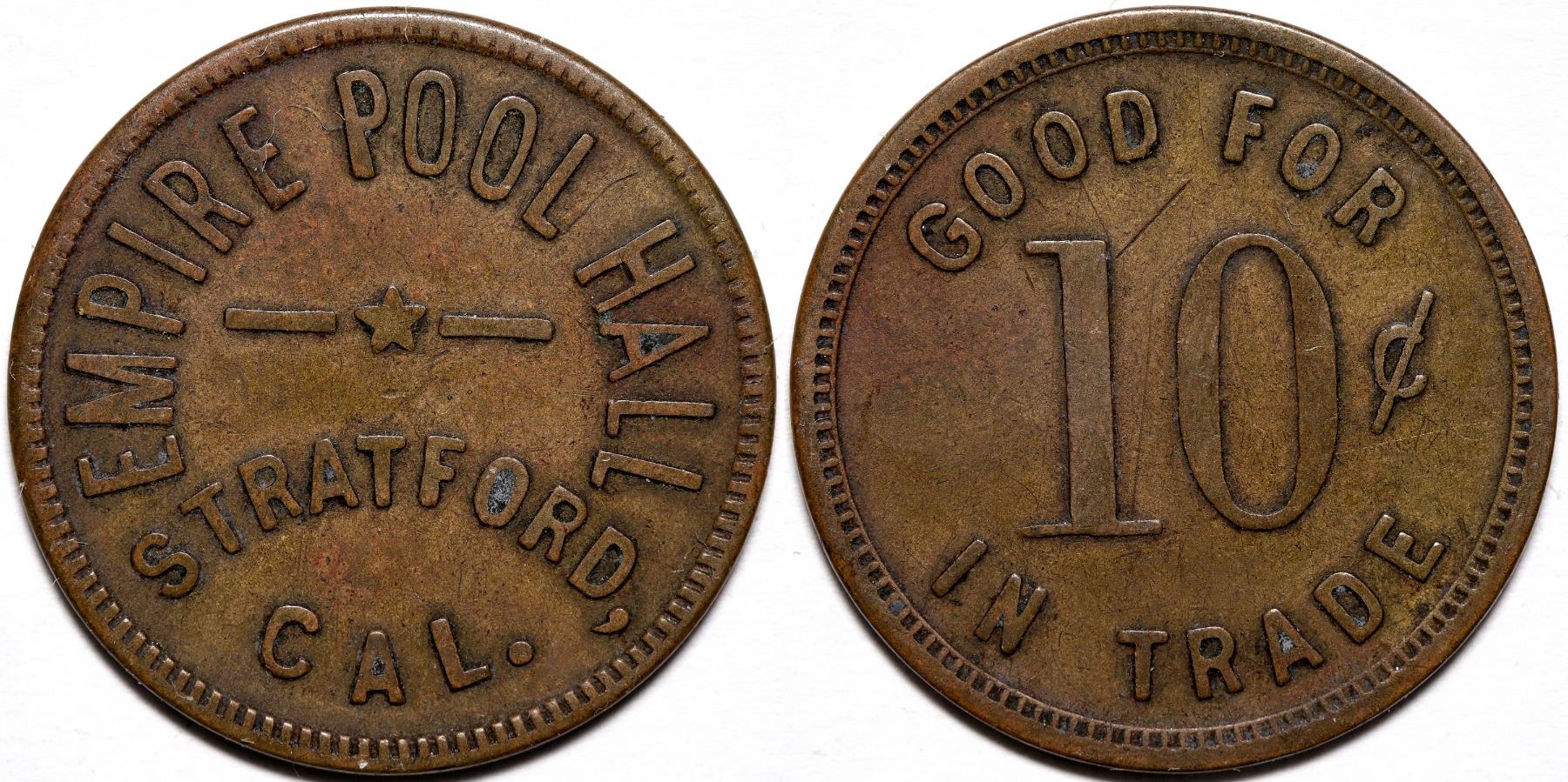 Empire Pool Hall Token (115588)