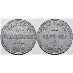 Mario's Tollhouse Inn Token  (115413)