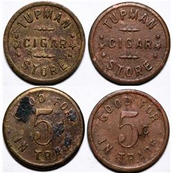 Tupman Cigar Store Tokens  (115581)