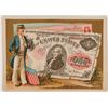Image 1 : Parisian U.S. Currency Advertising Card  (115411)