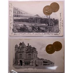 Canadian Coin Post Cards  (114628)