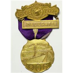 B.P.O.E. Delegate Badge  (114995)