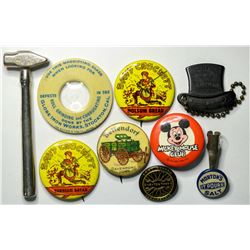 Advertising Pinbacks and Other Items  (114830)