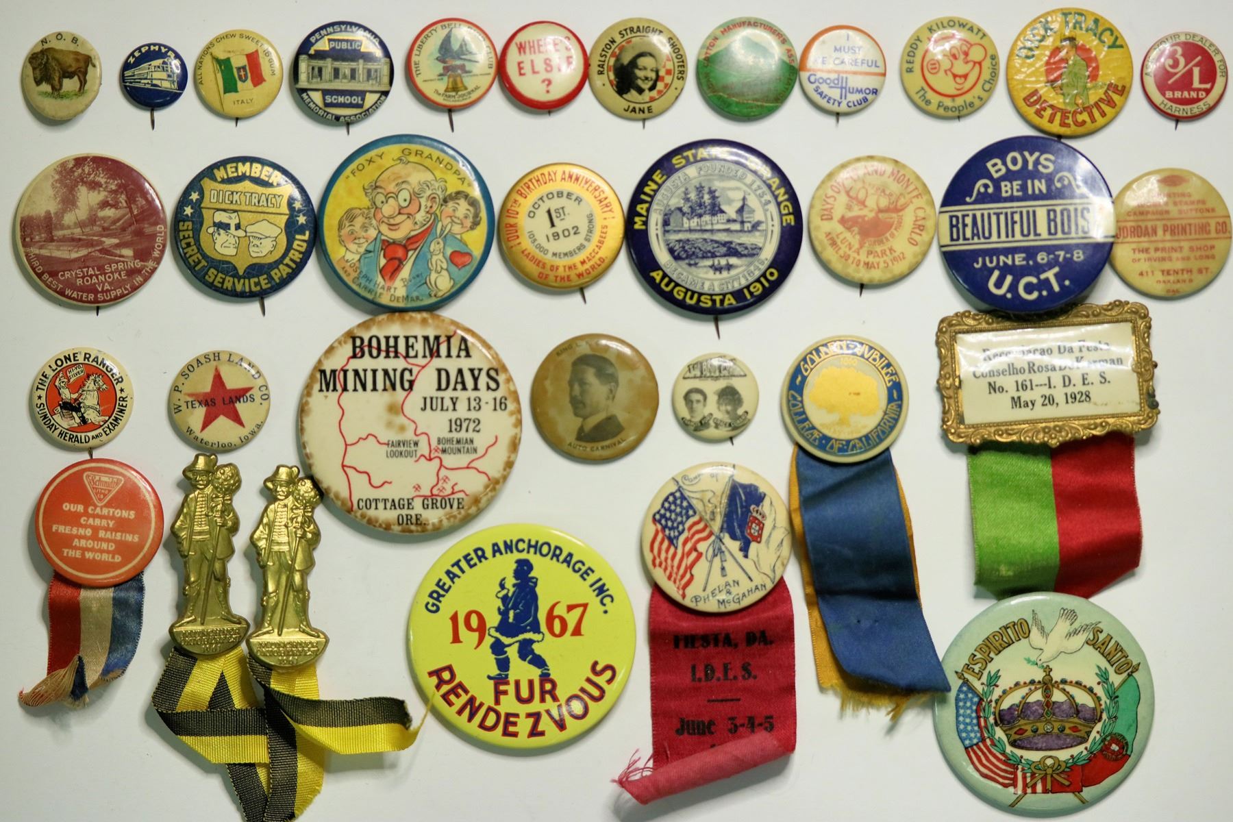 Antique Pinback Button Collection (114959)