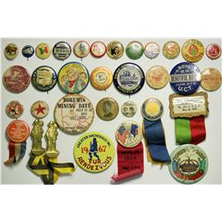 Antique Pinback Button Collection  (114959)