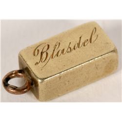 Potosi Mine Gold-Silver Ingot  (112134)