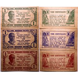 Wooden Nickel Currency  (114416)