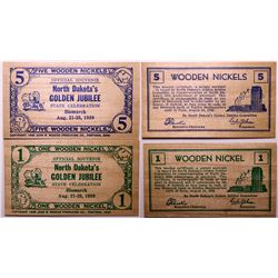 Wooden Nickels from North Dakota  (114425)