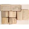 Image 2 : Group of Leatherbound Diaries, most miniature 2"x 3"  (115720)