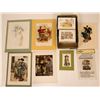 Image 1 : Dollhouse Prints and related items, set of Victorian House Pop Up Cards, 4 boxes of Christmas cards 
