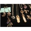 Image 2 : Sterling Silver Miscellaneous Charms, Necklaces, Earrings Lot of 20 Pieces!  (116163)