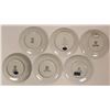 Image 2 : Set of six Blue Denmark Copenhagen Porcelain Plates Kongelig Hofleverandor Bing & Grondahl  (116240)