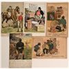 Image 1 : Antique Postcards by Artist Dudley, political cartoons, John Bullets  (115668)