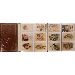 Art Nouveau Women Postcard Collection  (115732)