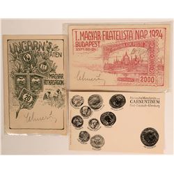 Coin and stamp Postcards foreign  (115665)