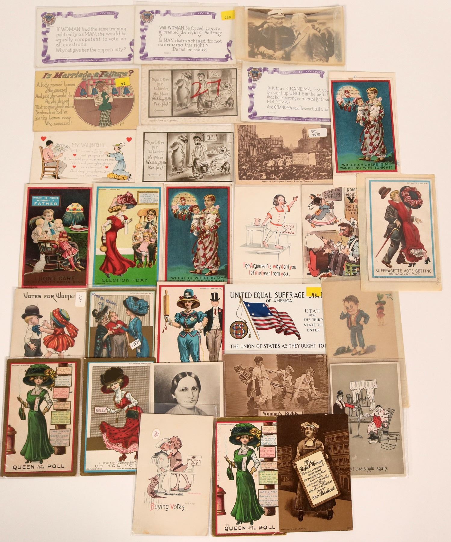 Women's Rights Postcard Project.pdf Women's Right to Vote / Suffrage Postcards (115601) - Holabird Western ...