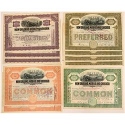 New Orleans RR Companies Stocks  (115822)
