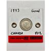 Image 1 : 1943 10 Cents - George VI with IND:IMP: