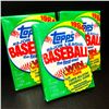 Image 2 : 3 Vintage Topps 1984 Unopened Baseball Card Packs