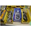 Image 2 : Bins w/ Misc.- Small Levels, Cutter Pins, etc.