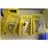 Image 6 : Bins w/ Misc.- Small Levels, Cutter Pins, etc.