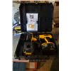 Image 1 : Dewalt 18 Volt Drill w/ Manuel, Case & Extra Battery (Working)