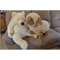 2 Large Stuffed Animals