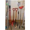 Image 1 : Shovels(2), Floor Scrapers(2), Snipper(1)