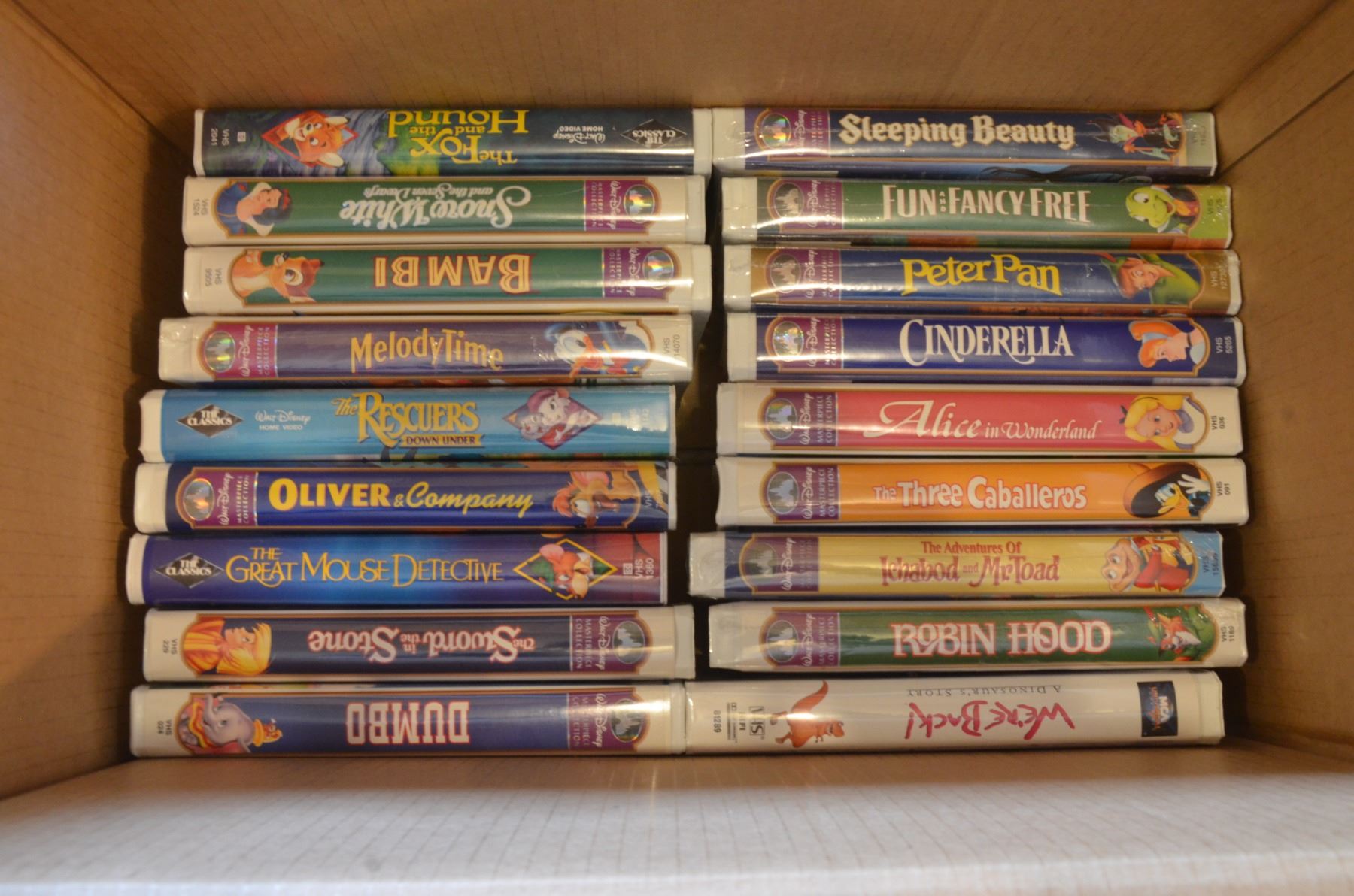 VCR, VHS Related-PC, Classic Disney VHS Tapes - Bodnarus Auctioneering