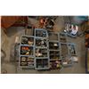 Image 1 : Storage Bins w/ Contents- Nails, hose Clamps, etc