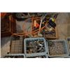 Image 5 : Storage Bins w/ Contents- Nails, hose Clamps, etc