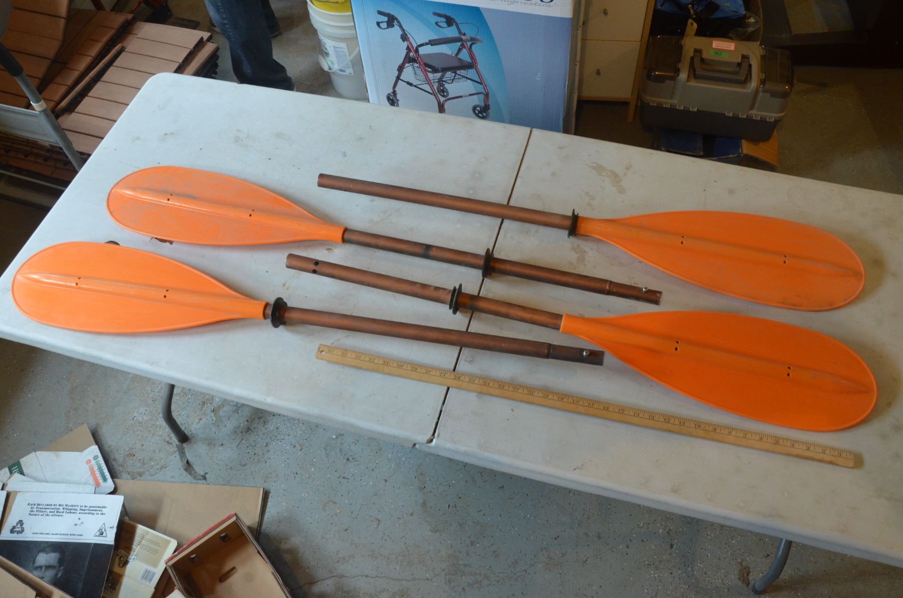 Oars Ruler Oars - Bodnarus Auctioneering