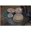 Image 1 : Crown Victoria Fine China Set w/ Plastic Storage Tub