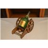 Image 1 : Courvoisier The Brandy Napoleon Cognac Cannon Liquor Bottle Holder