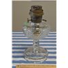 Image 2 : Vintage Clear Glass Aladdan Lamp - No Chimney