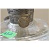 Image 5 : Vintage Clear Glass Aladdan Lamp - No Chimney