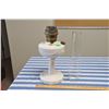 Image 2 : Vintage Milk Glass Aladdan Lamp w/ Chimney 25" High