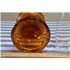 Image 4 : Vintage Amber Glass Aladdan Lamp w/ Chimney 25" High