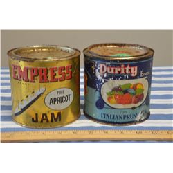 Vintage Jam Tins(2)- Purity & Empress