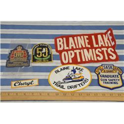 V6 Vintage Patches- Highway Transport Control, Snoopy, Sask Wildlife 50 Years