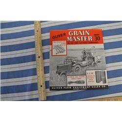 Oliver Grain Master Model 30 Brochure