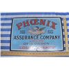 Image 1 : Phoenix assurance Company Enamel Sign- TOUCHED UP