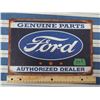 Image 1 : Genuine Parts Ford Authorized Dealer Reproduction Sign