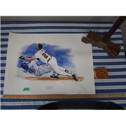 Almond Paste Tin, Wooden Display Stand & Ouch but Out Kelly Russel Studios Picture