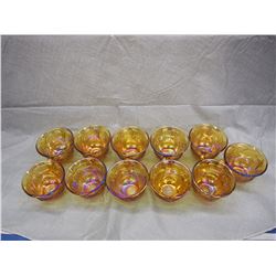 Carnival Glass Cups (11)