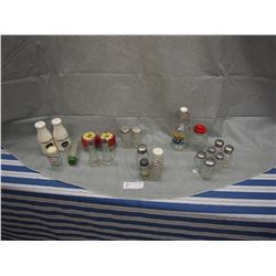 Assorted Salt & Pepper Shakers (7 matching sets Plus Singles )