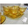 Image 2 : Glassware 6 Glasses,1 Plate (matching)  1 cup & saucer